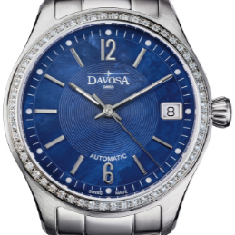 Newton Automatic Swiss-Made Blue Ladies Watch 16619140 Ladies Davosa USA Official Distributor. Prices are Final. Tax & duties included. 34mm Blue PentaLink