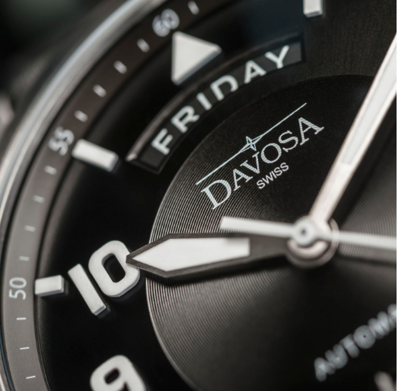 Newton Day-Date Automatic 44mm Black Black Pilot Watch 16158555 Pilot Davosa USA Official Distributor. Prices are Final. Tax & duties included.
