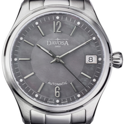 Newton Automatic Swiss-Made Gray Ladies Watch 16619050 Ladies Davosa USA Official Distributor. Prices are Final. Tax & duties included. 34mm Gray TriaLink