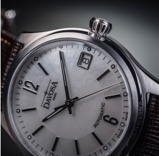 Newton Automatic Swiss-Made White Brown Ladies Watch 16619016 Ladies Davosa USA Official Distributor. Prices are Final. Tax & duties included.