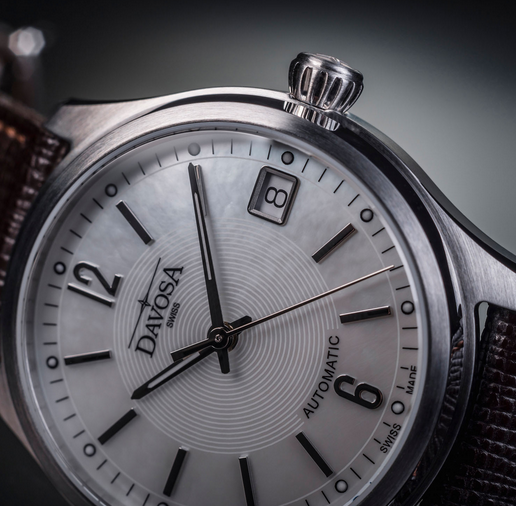 Newton Automatic Swiss-Made Gray Gray Ladies Watch 16619055 Ladies Davosa USA Official Distributor. Prices are Final. Tax & duties included.