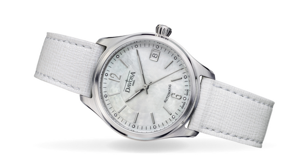 Newton Automatic Swiss-Made White Gray Ladies Watch 16619011 Ladies Davosa USA Official Distributor. Prices are Final. Tax & duties included.