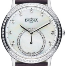 Audrey Quartz Swiss-Made White Ladies Dress Watch 16755795 Ladies Davosa USA Official Distributor. Prices are Final. Tax & duties included. 30mm White Leather