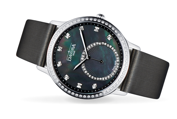 Audrey Quartz Swiss-Made Black Ladies Dress Watch 16755785 Ladies Davosa USA Official Distributor. Prices are Final. Tax & duties included.