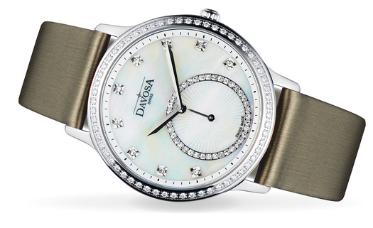 Audrey Quartz Swiss-Made White Pearl Ladies Dress Watch 16755725 Ladies Davosa USA Official Distributor. Prices are Final. Tax & duties included.