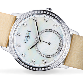 Audrey Quartz Swiss-Made White Ladies Dress Watch 16755735 Ladies Davosa USA Official Distributor. Prices are Final. Tax & duties included.