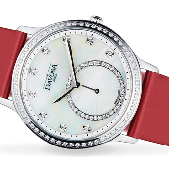 Audrey Quartz Swiss-Made White Ladies Dress Watch 16755765 Ladies Davosa USA Official Distributor. Prices are Final. Tax & duties included.