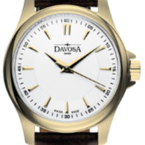 Classic Quartz Swiss-Made White Gold Executive Watch 16758915 Classic Davosa USA Official Distributor. Prices are Final. Tax & duties included. 30mm White Leather