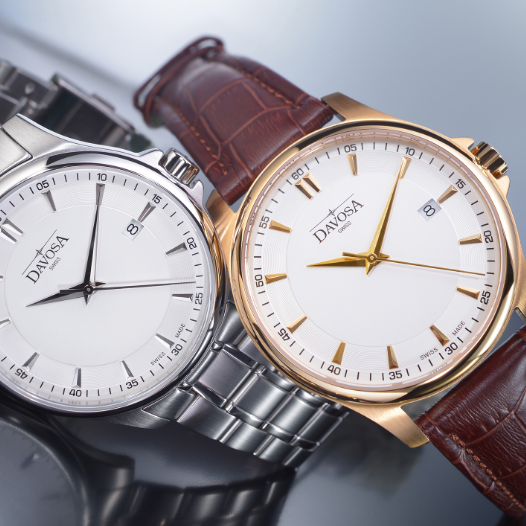 Classic Quartz Swiss-Made White Executive Watch 16858715 Classic Davosa USA Official Distributor. Prices are Final. Tax & duties included.