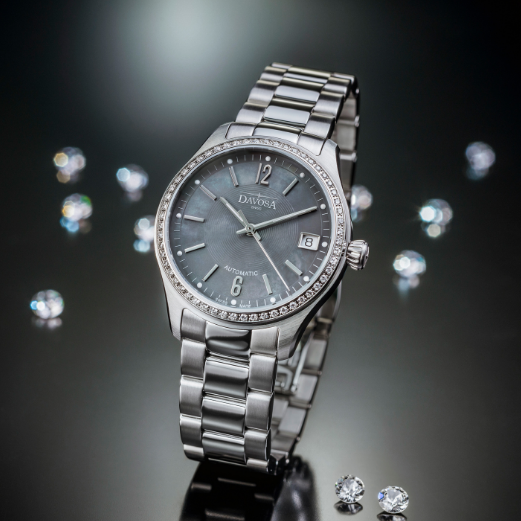 Newton Automatic Swiss-Made Mother of Pearl Ladies Watch 16619110 Ladies Davosa USA Official Distributor. Prices are Final. Tax & duties included.