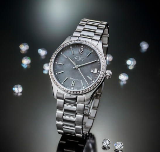 Newton Automatic Swiss-Made Mother of Pearl Ladies Watch 16619110 Ladies Davosa USA Official Distributor. Prices are Final. Tax & duties included.