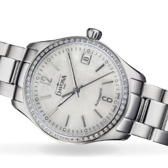 Newton Automatic Swiss-Made Mother of Pearl Ladies Watch 16619110 Ladies Davosa USA Official Distributor. Prices are Final. Tax & duties included.