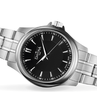 Classic Quartz Swiss-Made Black Executive Watch 16858755 Classic Davosa USA Official Distributor. Prices are Final. Tax & duties included.
