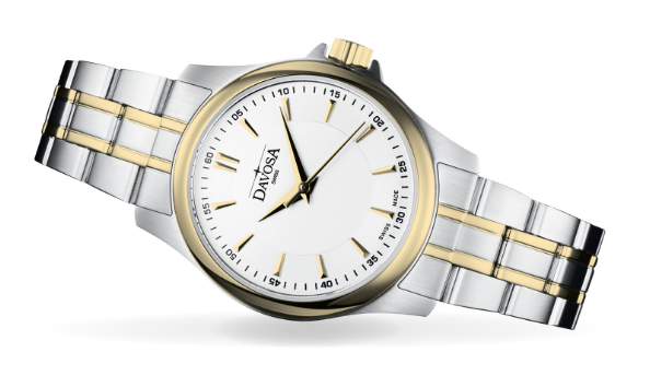 Classic Quartz Swiss-Made White Gold Executive Watch 16858815 Classic Davosa USA Official Distributor. Prices are Final. Tax & duties included.