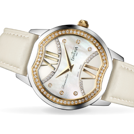 Dreamline II Quartz Swiss-Made Silver Tan Ladies Watch 16756025 Ladies Davosa USA Official Distributor. Prices are Final. Tax & duties included.