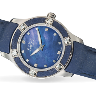 Irisea Quartz Swiss-Made Blue Blue Ladies Watch 16756745 Ladies Davosa USA Official Distributor. Prices are Final. Tax & duties included.
