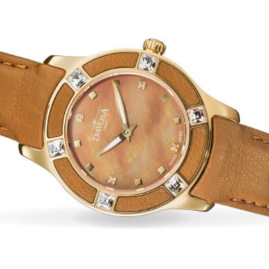 Irisea Quartz Swiss-Made Brown Brown Ladies Watch 16756885 Ladies Davosa USA Official Distributor. Prices are Final. Tax & duties included.