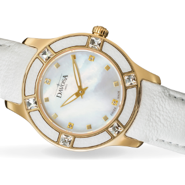 Irisea Quartz Swiss-Made Pearlescent White Ladies Watch 16756815 Ladies Davosa USA Official Distributor. Prices are Final. Tax & duties included.