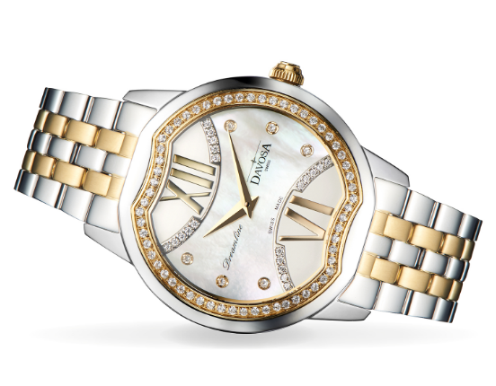 Dreamline II Quartz Swiss-Made Silver Gold-Tone Ladies Watch 16857715 Ladies Davosa USA Official Distributor. Prices are Final. Tax & duties included.