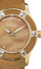 Irisea Quartz Swiss-Made Brown Brown Ladies Watch 16756885 Ladies Davosa USA Official Distributor. Prices are Final. Tax & duties included.