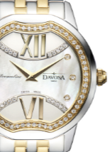 Dreamline II Quartz Swiss-Made Silver Gold-Tone Ladies Watch 16857715 Ladies Davosa USA Official Distributor. Prices are Final. Tax & duties included.