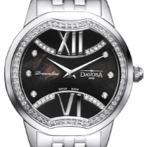 Dreamline II Quartz Swiss-Made Black Diamond Ladies Watch 16857655 Ladies Davosa USA Official Distributor. Prices are Final. Tax & duties included. 36mm Black PentaLink