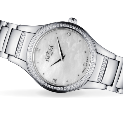 Lunastar Quartz Swiss-Made Silver Ladies Watch 16857315 Ladies Davosa USA Official Distributor. Prices are Final. Tax & duties included.