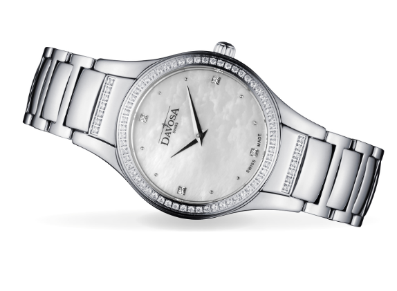 Lunastar Quartz Swiss-Made Silver Ladies Watch 16857315 Ladies Davosa USA Official Distributor. Prices are Final. Tax & duties included.