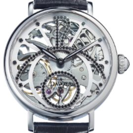 Grande Diva Mechanical Swiss-Made Skeleton Black Ladies Watch 16550040 Ladies Davosa USA Official Distributor. Prices are Final. Tax & duties included. 42mm Clear Leather