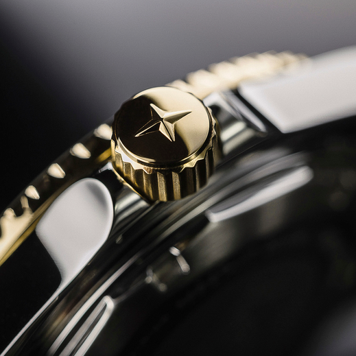 Ternos Medium Automatic 200m Swiss-Made Black Gold Men's Diver Watch 16619750 Diver Davosa USA Official Distributor. Prices are Final. Tax & duties included.