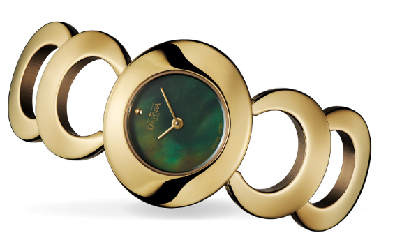 Vintage 60s Quartz Gold-Tone Black Ladies Watch 16857175 Ladies Davosa USA Official Distributor. Prices are Final. Tax & duties included.