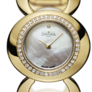 Vintage 60s Quartz Gold-Tone Ladies Watch 16857110 Ladies Davosa USA Official Distributor. Prices are Final. Tax & duties included. 30mm Silver Metal