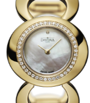Vintage 60s Quartz Gold-Tone Ladies Watch 16857110 Ladies Davosa USA Official Distributor. Prices are Final. Tax & duties included. 30mm Silver Metal