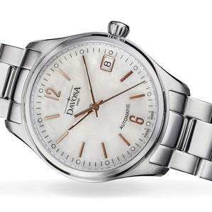 Newton Automatic Swiss-Made White Bronze Tone Ladies Watch 16619215 Ladies Davosa USA Official Distributor. Prices are Final. Tax & duties included.