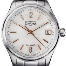 Newton Automatic Swiss-Made White Bronze Tone Ladies Watch 16619215 Ladies Davosa USA Official Distributor. Prices are Final. Tax & duties included. 34mm White-Bronze TriaLink