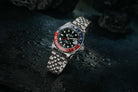 Ternos Ceramic Automatic GMT Swiss-Made Blue Red Diving Watch 16159006 GMT Davosa USA Official Distributor. Prices are Final. Tax & duties included.