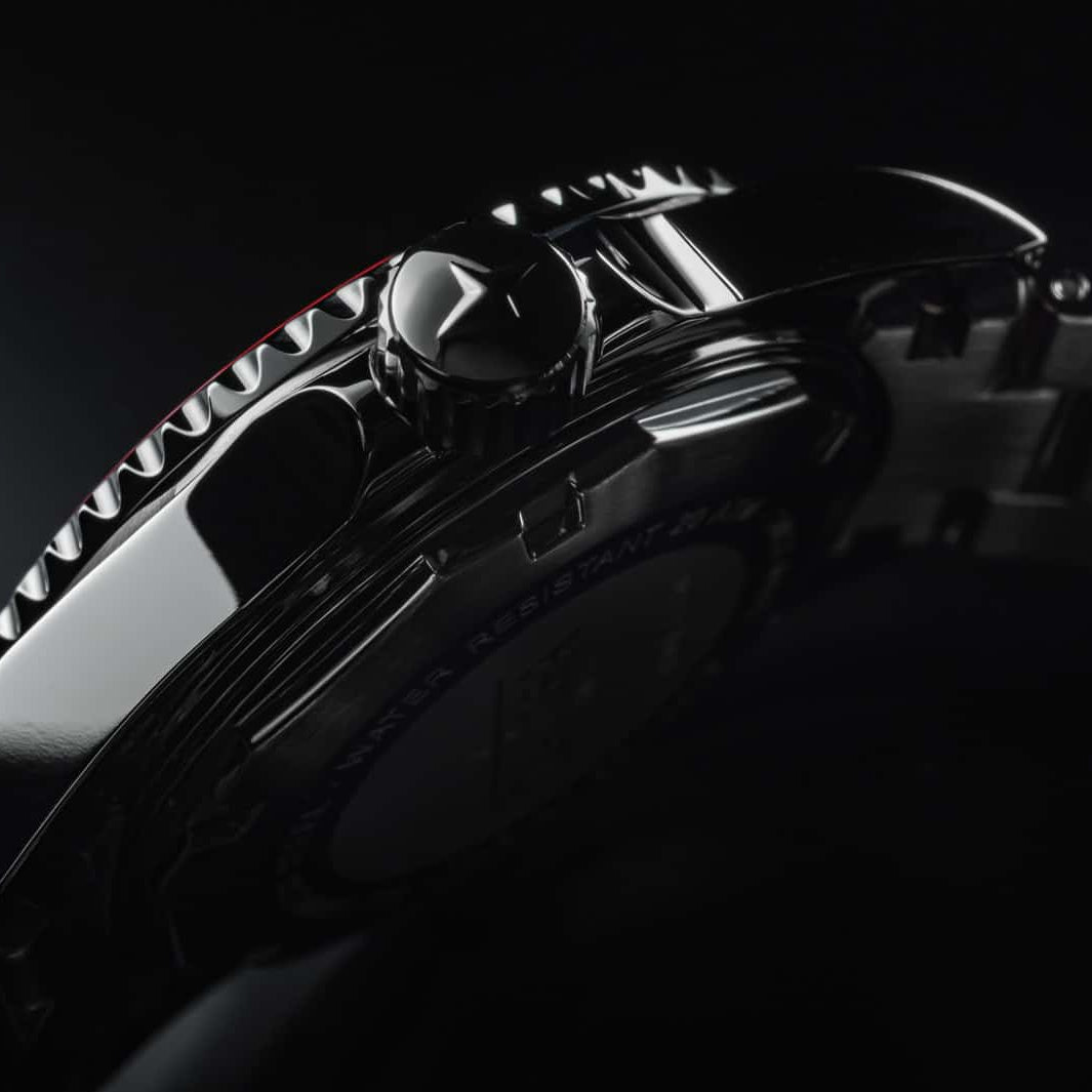 Ternos Ceramic Automatic GMT Swiss-Made Blue Red Diving Watch 16159060 GMT Davosa USA Official Distributor. Prices are Final. Tax & duties included.