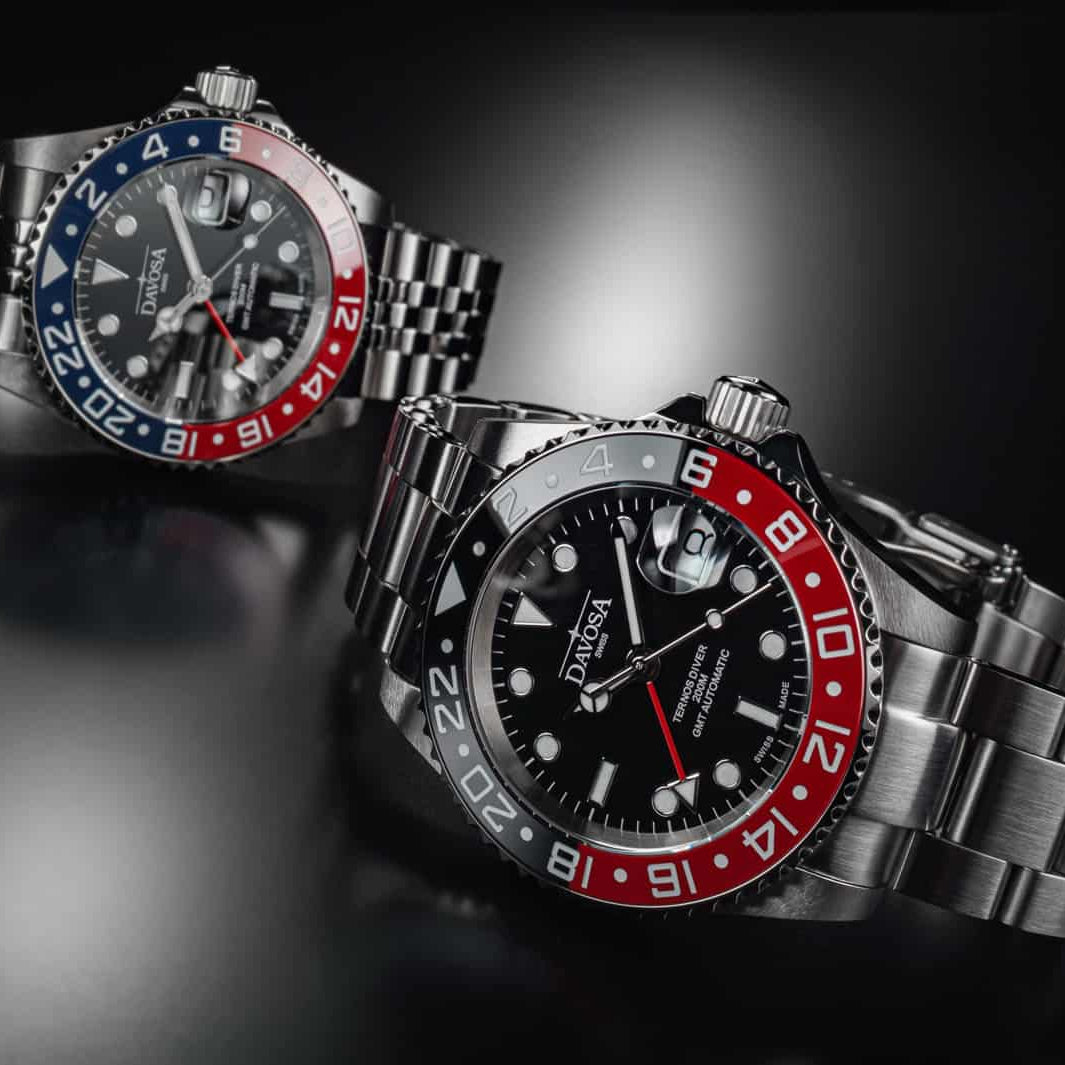 Ternos Ceramic Automatic GMT Black Red Diving Watch 16159090 GMT Davosa USA Official Distributor. Prices are Final. Tax & duties included.