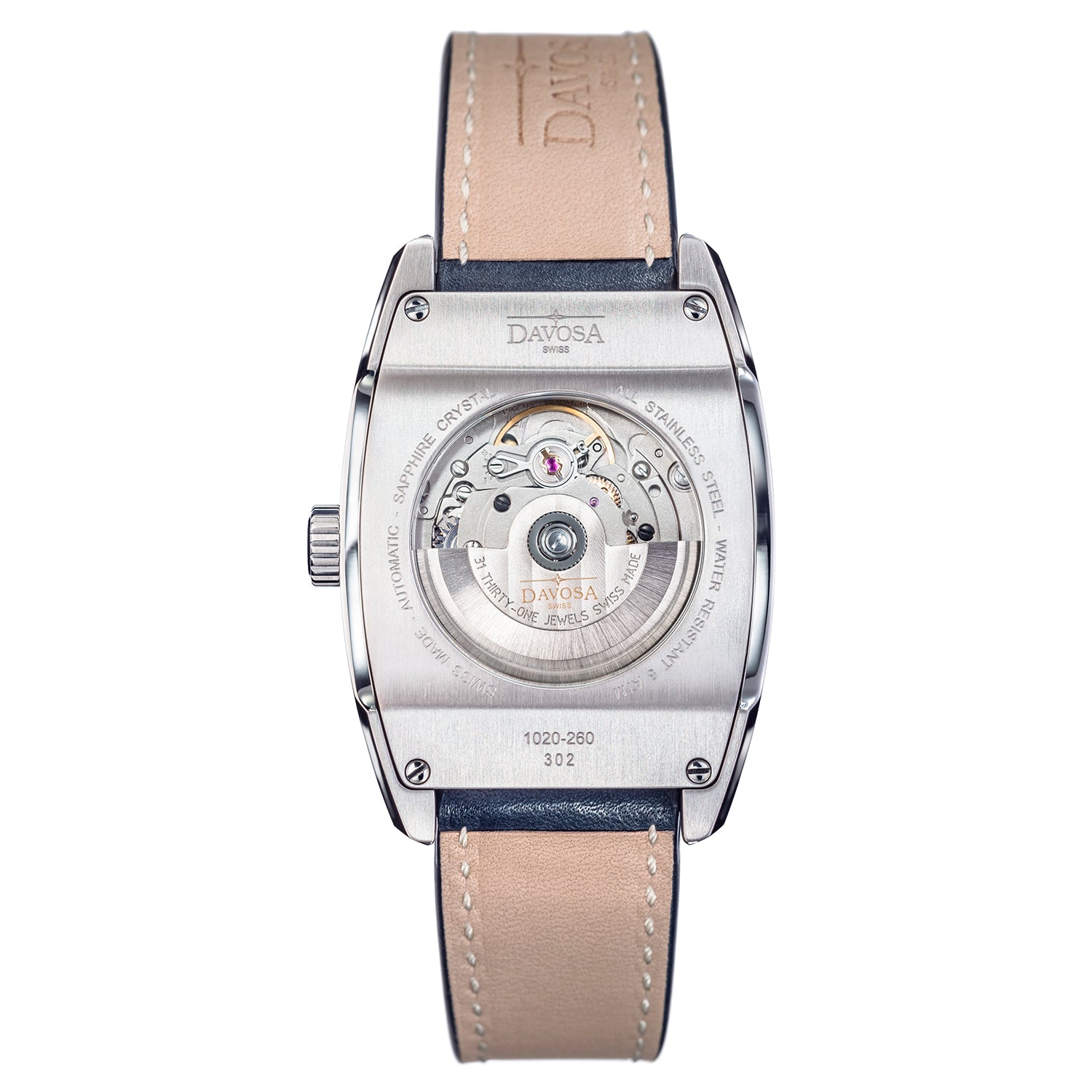 Evo 1908 Automatic Swiss-Made Blue Executive Watch 16157544 Executive Davosa USA Official Distributor. Prices are Final. Tax & duties included.
