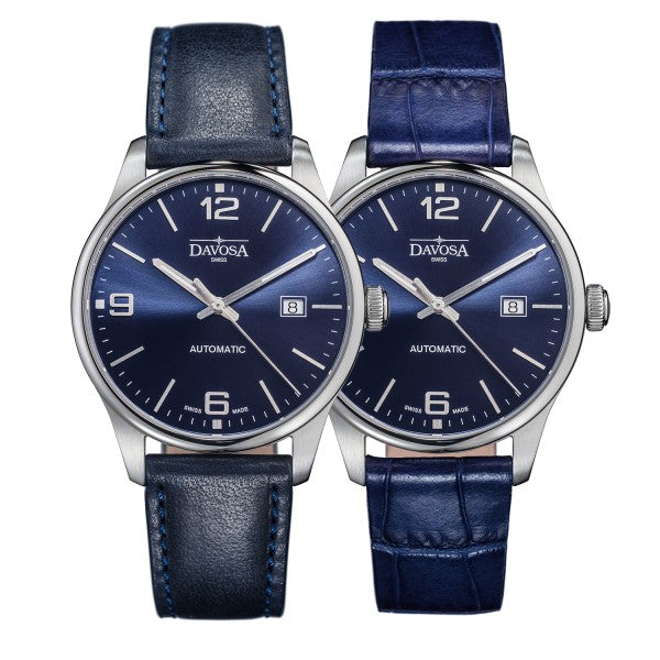 Gentleman Automatic 40mm Blue Executive Watch 16156644 Executive Davosa USA Official Distributor. Prices are Final. Tax & duties included.