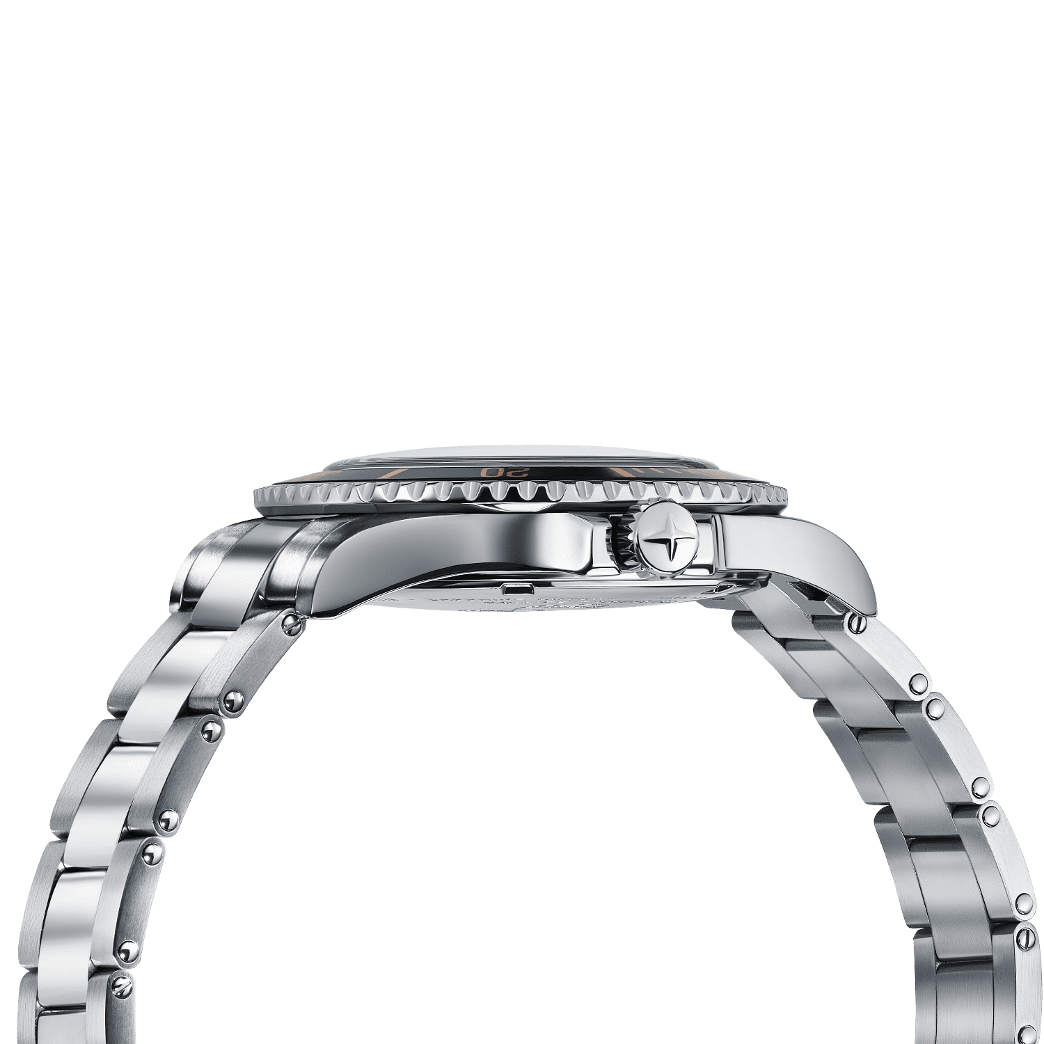 Ternos Sixties Seahorse Swiss-Made 40mm Golden touch Sapphire Crystal Unisex Wristwatch 16152591 Special US Edition 100 units only Diver Davosa USA Official Distributor. Prices are Final. Tax & duties included.