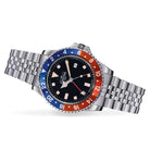Vintage Quartz 100m Red Blue Unisex Diver Watch 16350090 GMT Davosa USA Official Distributor. Prices are Final. Tax & duties included.