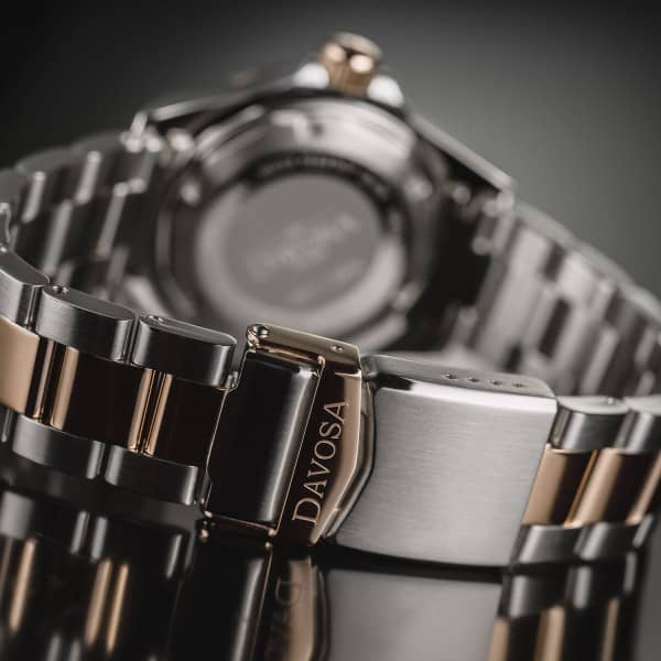 Ternos Ceramic Automatic Swiss-Made White Rose Gold Diving Watch 16155563 Diver Davosa USA Official Distributor. Prices are Final. Tax & duties included.