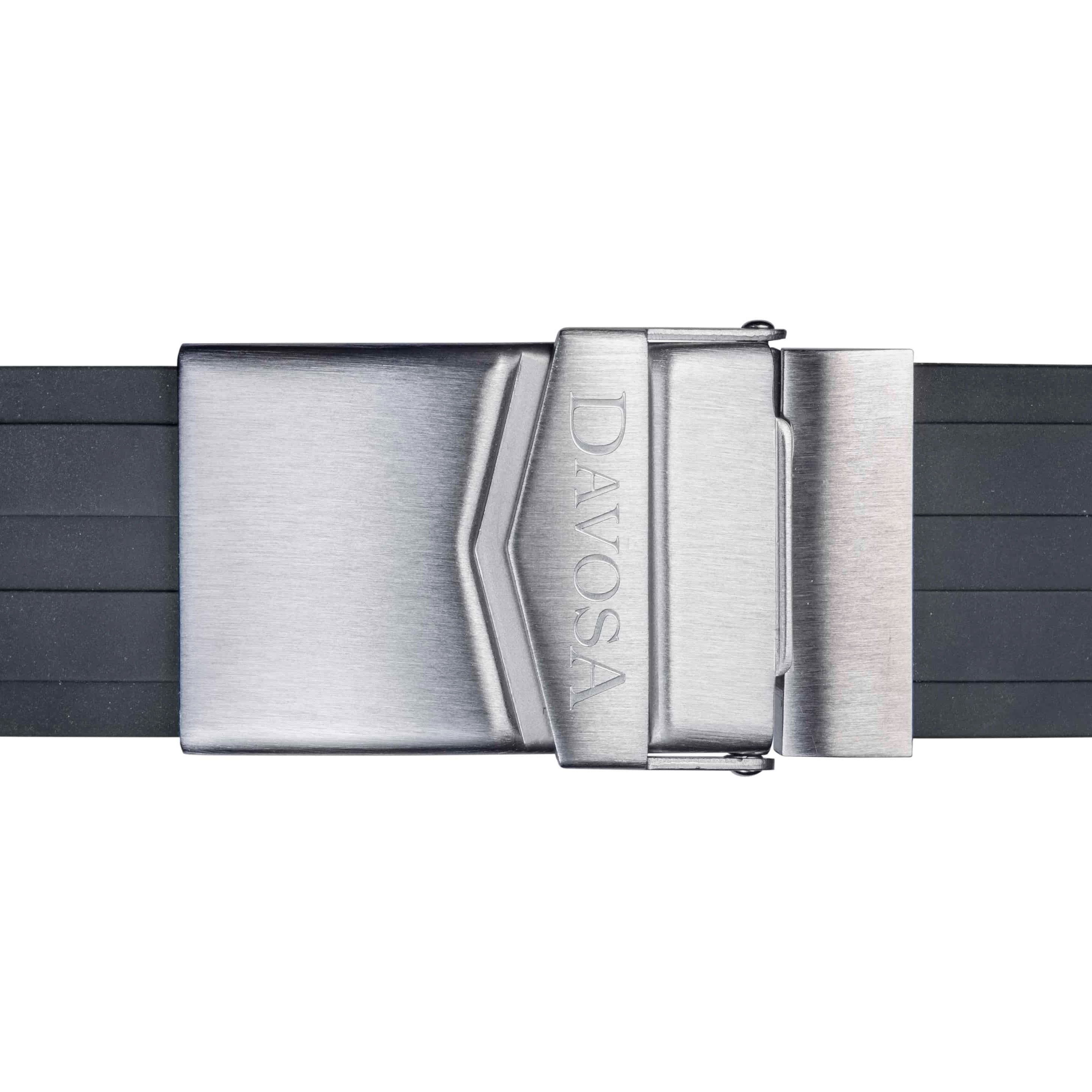 Argonautic Black Sports Rubber Strap 22mm 169.522.55 Straps Davosa USA Official Distributor. Prices are Final. Tax & duties included. 22mm Black Rubber