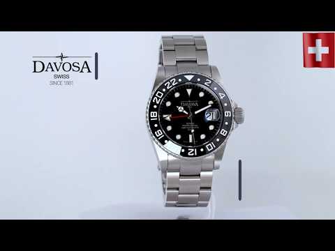 Ternos Professional Automatic 200m GMT Black Diving Watch 16157150 GMT Davosa USA Official Distributor. Prices are Final. Tax & duties included.