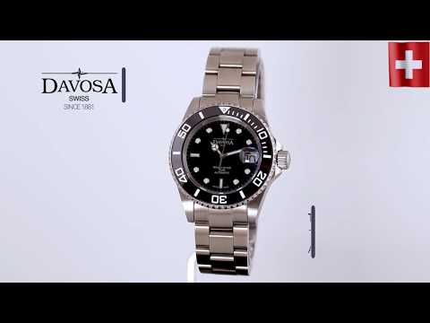 Ternos Ceramic Automatic 200m Swiss-Made Black Unisex Diver Watch 16155550 Diver Davosa USA Official Distributor. Prices are Final. Tax & duties included.