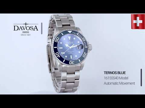 Ternos Ceramic Automatic 200m Blue Diving Watch 16155540 Diver Davosa USA Official Distributor. Prices are Final. Tax & duties included.