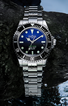 Ternos Sixties Seahorse Swiss-Made 40mm Faded Blue Sapphire Crystal Unisex Wristwatch 16152590 Special US Edition 100 units only Diver Davosa USA Official Distributor. Prices are Final. Tax & duties included.