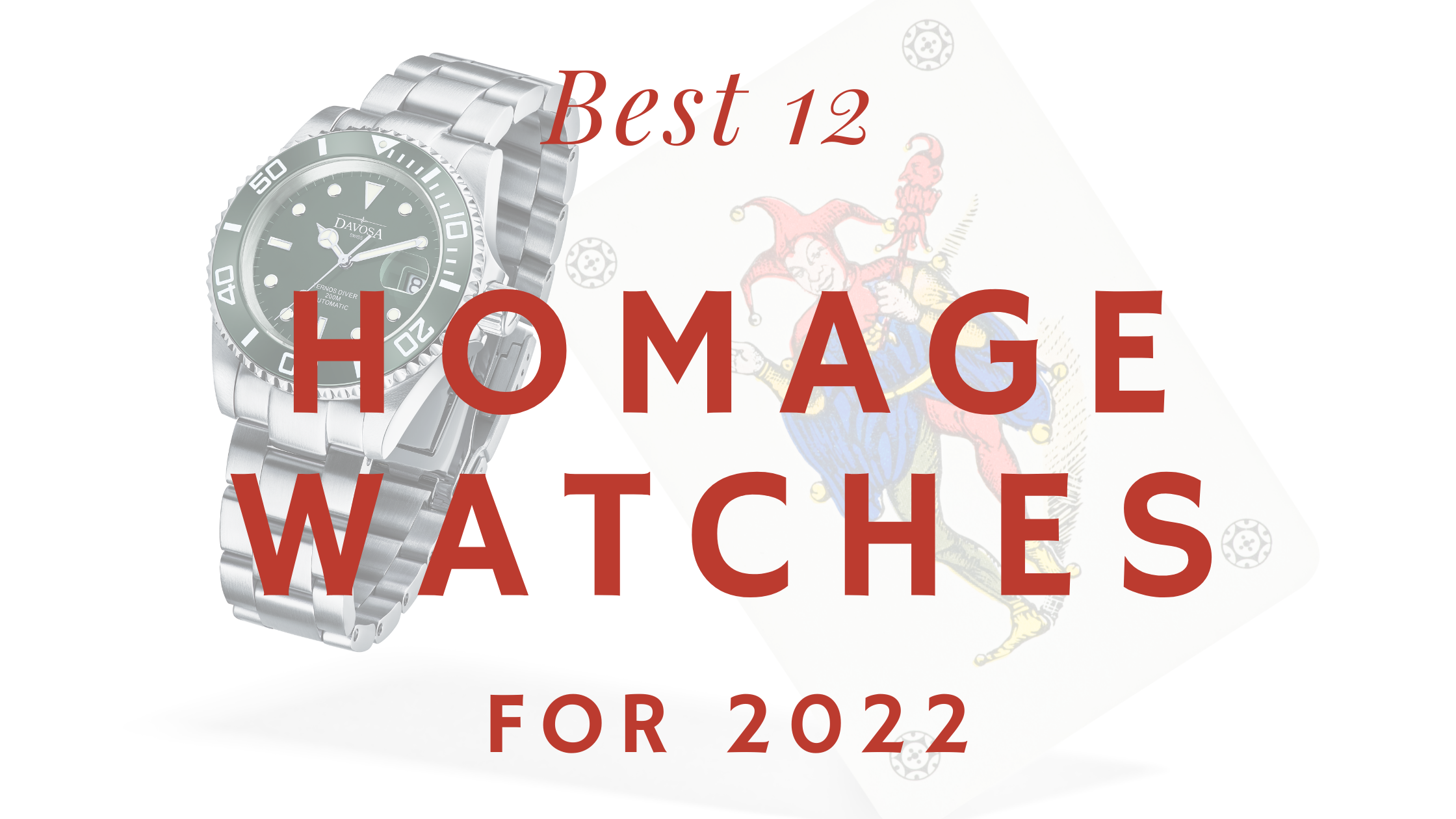 Best 12 Homage Watches for 2024 Davosa USA