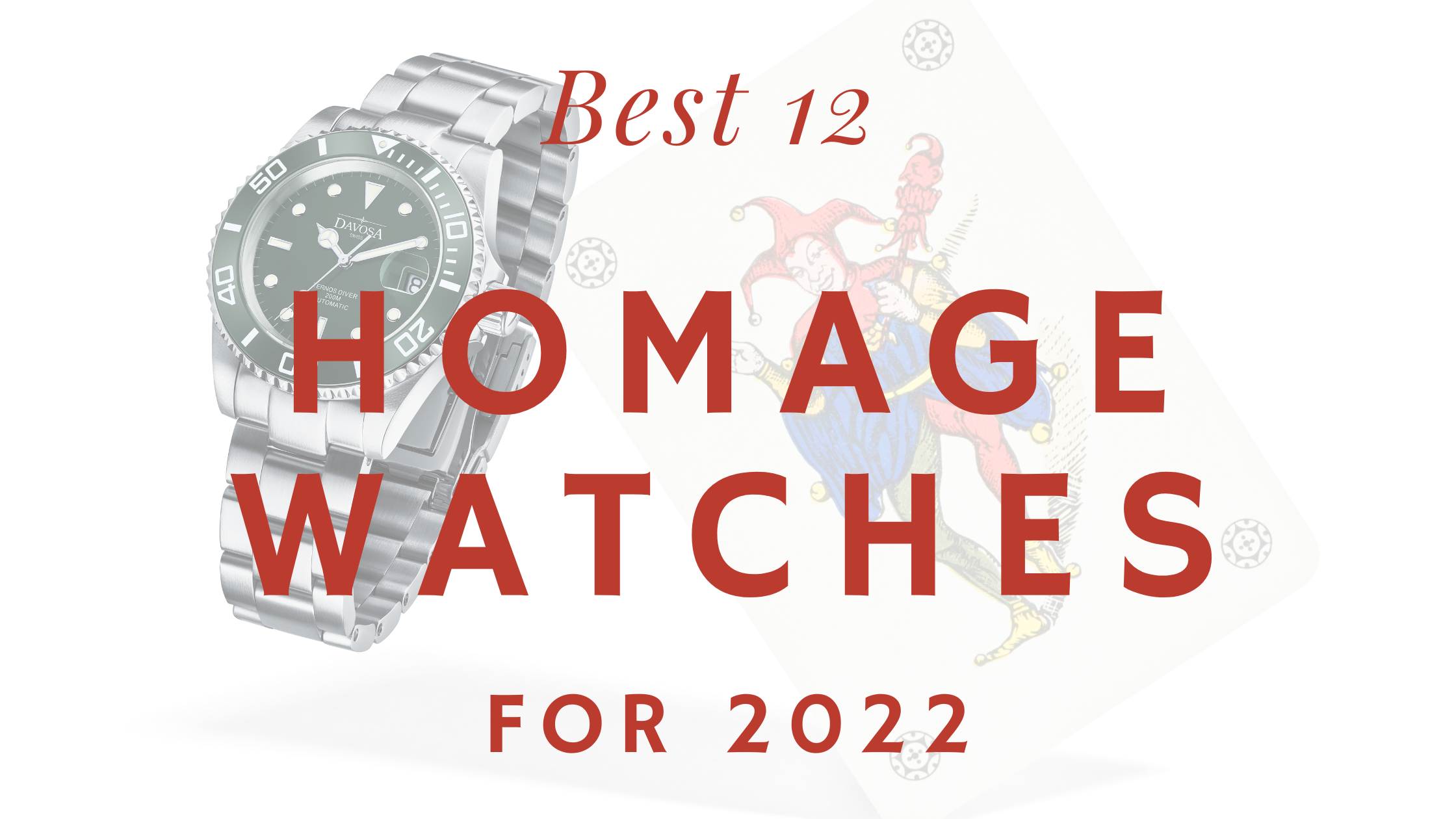 Best 12 Homage Watches for 2024